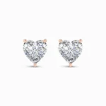 Aurielle Cœur Lab Grown Diamond Earring Studs