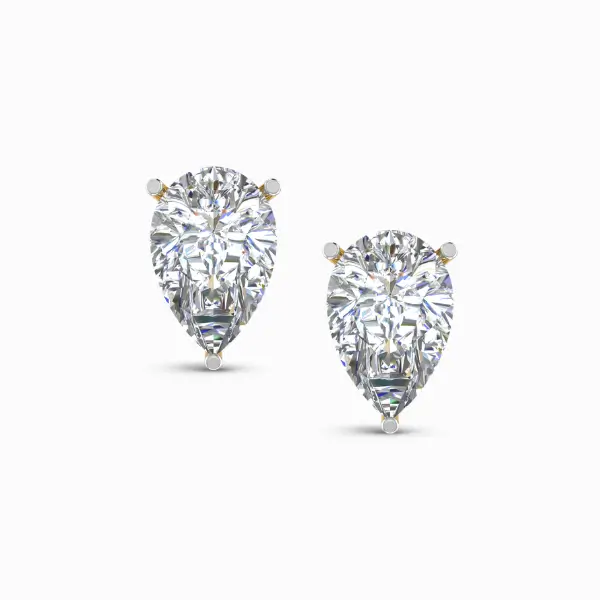 Aurora’s Brilliance Pear Cut Lab Diamond Earring Studs Aurora’s Brilliance Pear Cut Lab Diamond Earring Studs