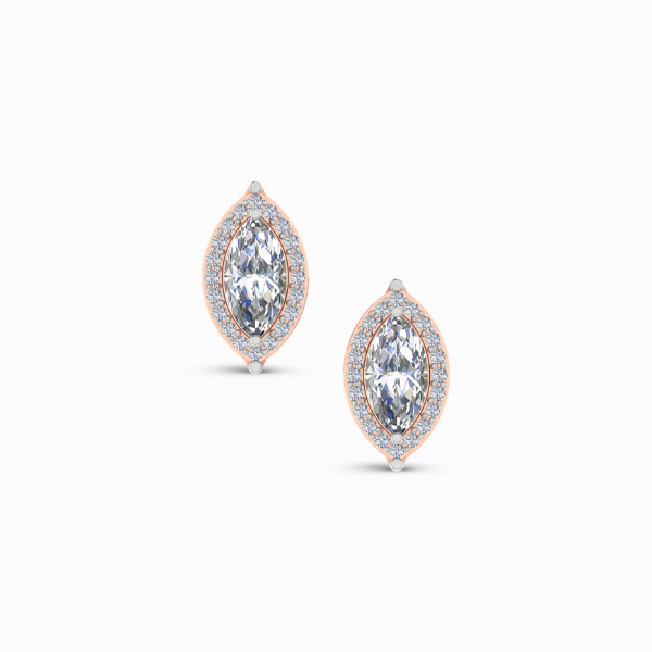 Aurora’s Glow Marquise-Cut Lab Diamond Earring Studs Aurora’s Glow Marquise-Cut Lab Diamond Earring Studs