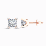Aurora’s Mirage Princess Cut Lab Diamond Earring Studs