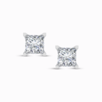 Aurora’s Mirage Princess Cut Lab Diamond Earring Studs