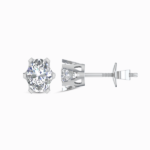 Celestial Aurora Oval Cut Lab Diamond Earring Studs