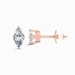 Elysian Glint Marquise Cut Lab Diamond Earring Studs