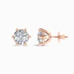 Nova Lab Grown Solitaire Studs Earrings