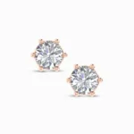 Nova Lab Grown Solitaire Studs Earrings