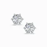 Nova Lab Grown Solitaire Studs Earrings