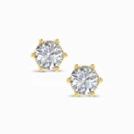 Nova Lab Grown Solitaire Studs Earrings