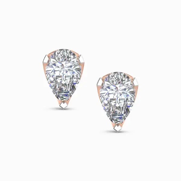 Opulent Nova Pear-Cut Lab Diamond Earring Studs Opulent Nova Pear-Cut Lab Diamond Earring Studs