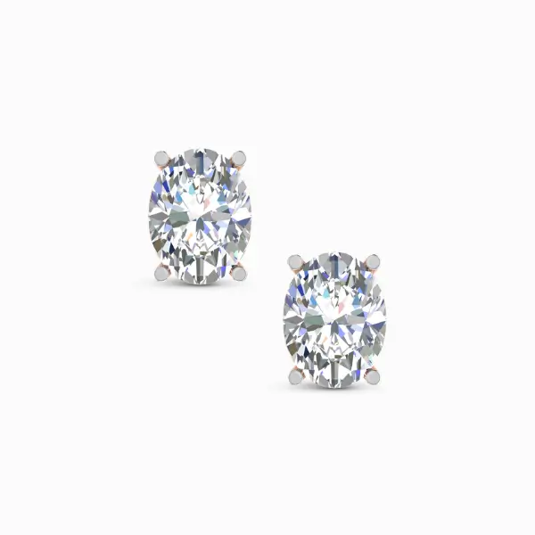 Radiant Fusion Oval Cut Lab Diamond Earring Studs Radiant Fusion Oval Cut Lab Diamond Earring Studs