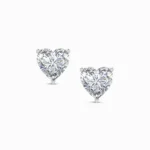 Seraphina’s Light Heart Cut Lab Diamond Earring Studs