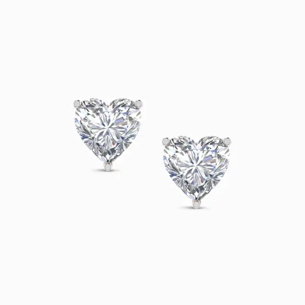 Seraphina’s Light Heart Cut Lab Diamond Earring Studs Seraphina’s Light Heart Cut Lab Diamond Earring Studs