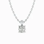 1.3-CT-Round-Cut-Lab-Grown-Solitaire-Diamond-Pendant-White-Gold-Front-View