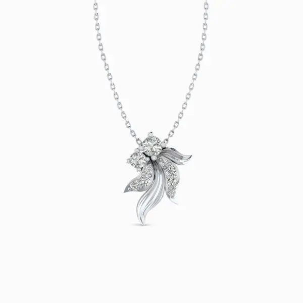 Chic-Dainty-Lab-Grown-Diamond-Pendant-White-Gold-Front-View