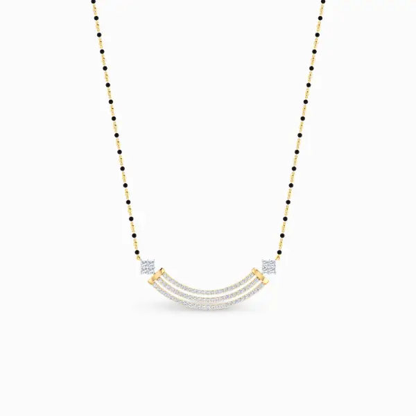 Delight-Lab-Grown-Diamond-Mangalsutra-Pendant-Yellow-Gold-Front-View Delight-Lab-Grown-Diamond-Mangalsutra-Pendant-Yellow-Gold-Front-View