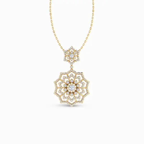 Delight-Lab-Grown-Diamond-Pendant-Yellow-Gold-Front-View Delight-Lab-Grown-Diamond-Pendant-Yellow-Gold-Front-View