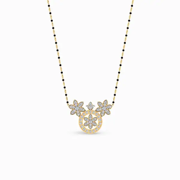 Dewy-Elegance-Lab-Grown-Diamond-Mangalsutra-Pendant-Yellow-Gold-Front-View Dewy-Elegance-Lab-Grown-Diamond-Mangalsutra-Pendant-Yellow-Gold-Front-View