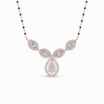 Divine-Unity-Lab-Grown-Diamond-Mangalsutra-Pendant-Rose-Gold-Front-View