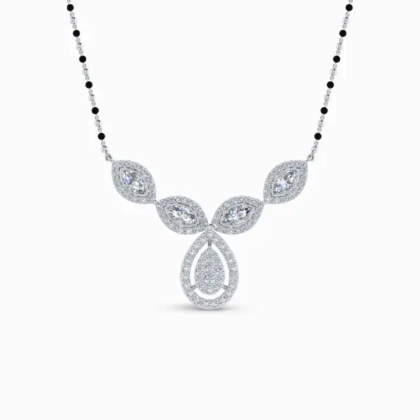 Divine-Unity-Lab-Grown-Diamond-Mangalsutra-Pendant-White-Gold-Front-View