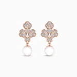 Drops of Pearl Lab Grown Diamond Earrings