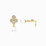 Drops of Pearl Lab Grown Diamond Earrings