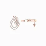 Fia Leaf Elegance Lab Grown Diamond Earrings