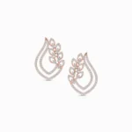 Fia Leaf Elegance Lab Grown Diamond Earrings