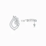 Fia Leaf Elegance Lab Grown Diamond Earrings