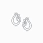 Fia Leaf Elegance Lab Grown Diamond Earrings