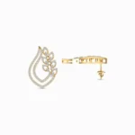 Fia Leaf Elegance Lab Grown Diamond Earrings