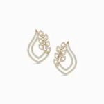 Fia Leaf Elegance Lab Grown Diamond Earrings