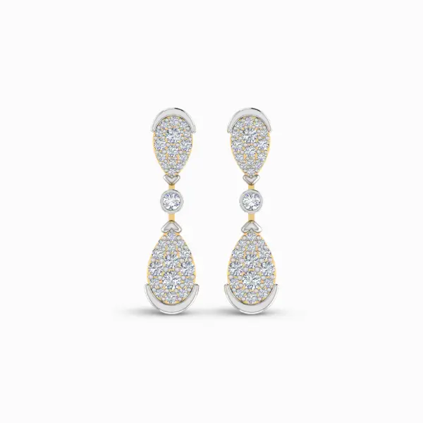Opal Blossom Lab Grown Diamond Earrings Opal Blossom Lab Grown Diamond Earrings