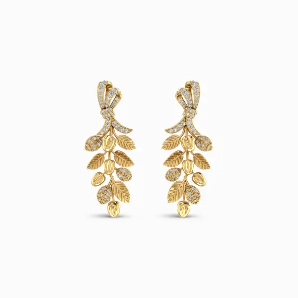 Poised Lustrous Lab Grown Diamond Danglers Poised Lustrous Lab Grown Diamond Danglers