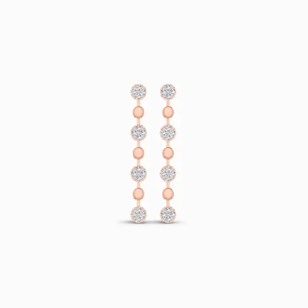 Statement Drop Lab Grown Diamond Earrings