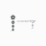 Sublime Floral Lab Grown Diamond Danglers