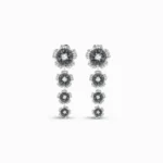 Sublime Floral Lab Grown Diamond Danglers