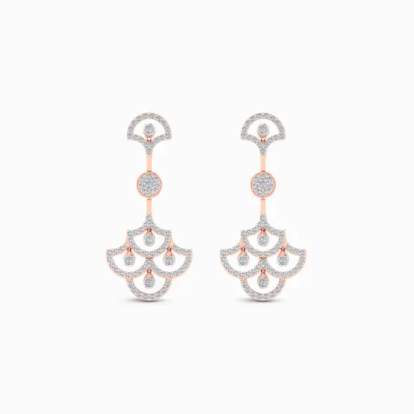 The little Chandelier Drop Lab Grown Diamond Earrings