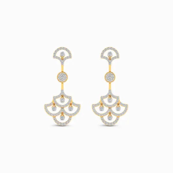 The little Chandelier Drop Lab Grown Diamond Earrings