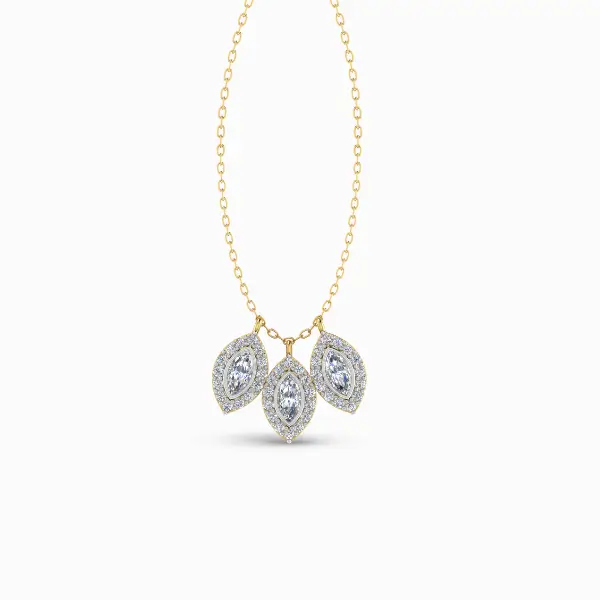 marquise-halo-lab-grown-diamond-mangalsutra-pendant-yellow-gold-front-view marquise-halo-lab-grown-diamond-mangalsutra-pendant-yellow-gold-front-view