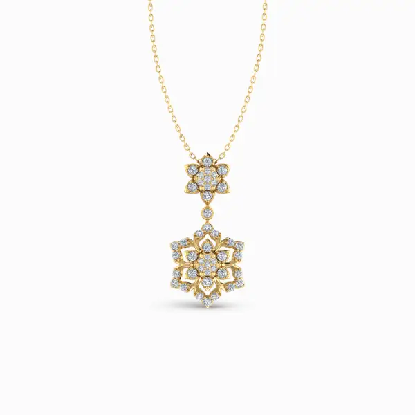 pure-brilliance-lab-grown-diamond-mangalsutra-pendant-yellow-gold-front-view