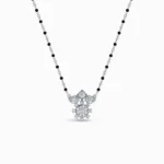 sparkle-lab-grown-diamond-mangalsutra-pendant-white-gold-front-view