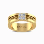 Princess Quartet Natural Diamond Men's Ring