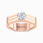Prism-Warrior-Diamond-Men’s-Ring-Rose-Gold-Front-View