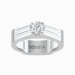 Prism-Warrior-Diamond-Men’s-Ring-White-Gold-Front-View
