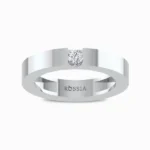 Quentin-Men’s-Ring-White-Gold-Front-View