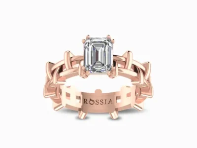 Riveria Elegant Lab Grown Solitaire Ring