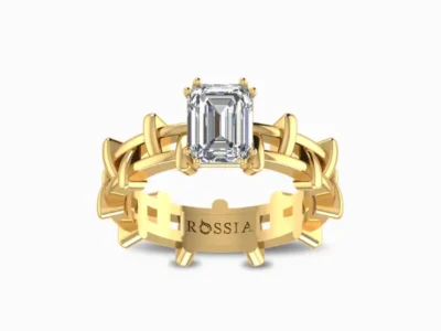 Riveria-Elegant-Solitaire-Ring-Yellow-Gold-Front-View