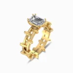 Riveria-Elegant-Solitaire-Ring-Yellow-Gold-Side-View