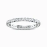 Starlet-Eternity-Lab-Grown-Diamond-Band-White-Gold-Front-View