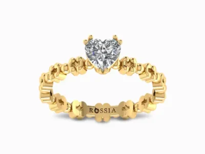 Stella Heart Lab Grown Solitaire Ring