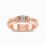 The Shadow Emerald Cut Lab Diamond Ring For Men